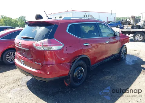 2016 Nissan Rogue Sl z USA, uszkodzony, nr VIN 5N1AT2MV2GC887182
